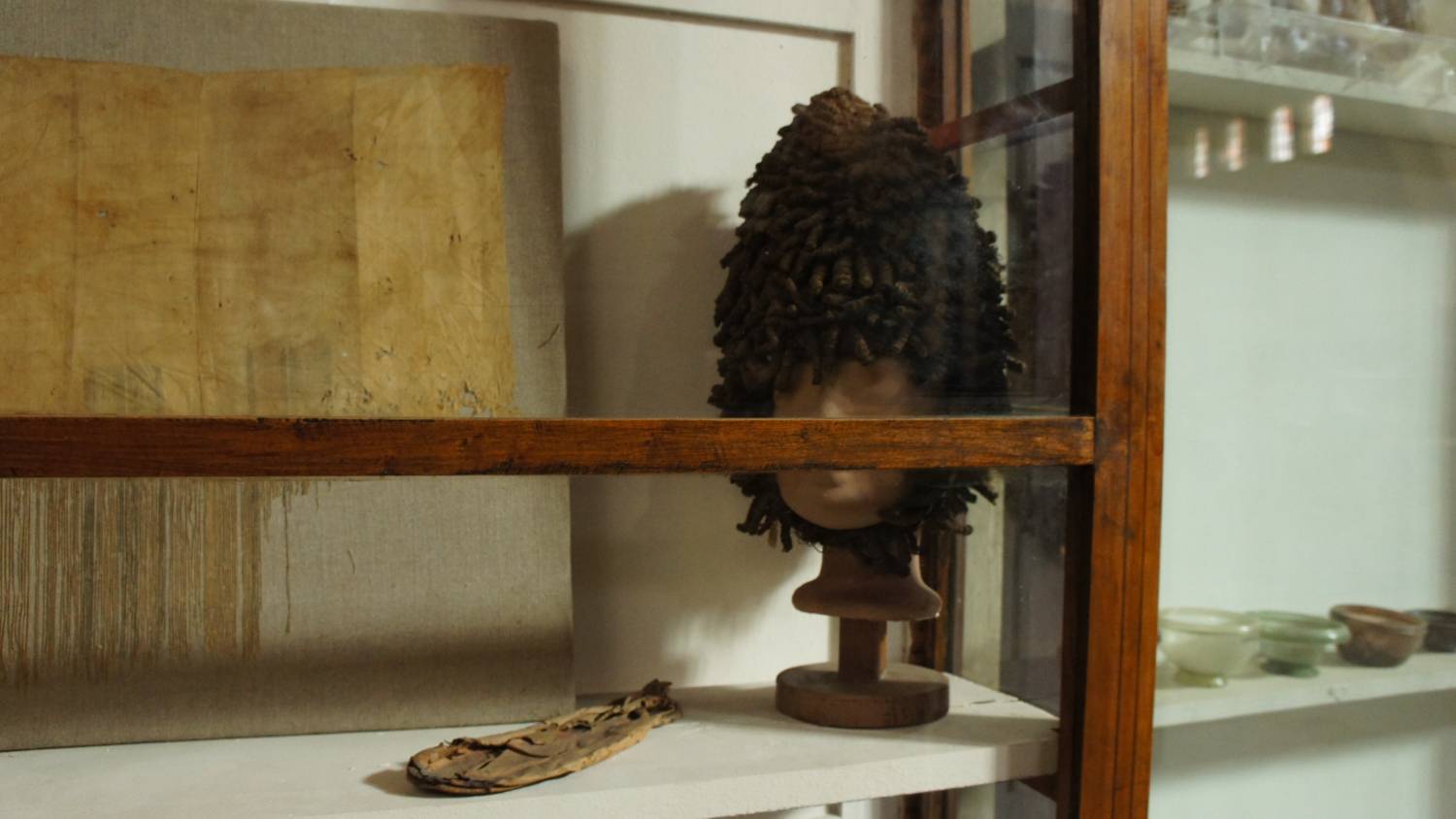 Wigs, like this one on display at the Egyptian Museum in Cairo, were popular attire amongst the wealthier members of Ancient Egyptian society  (Zeinab Mohamed/CC)