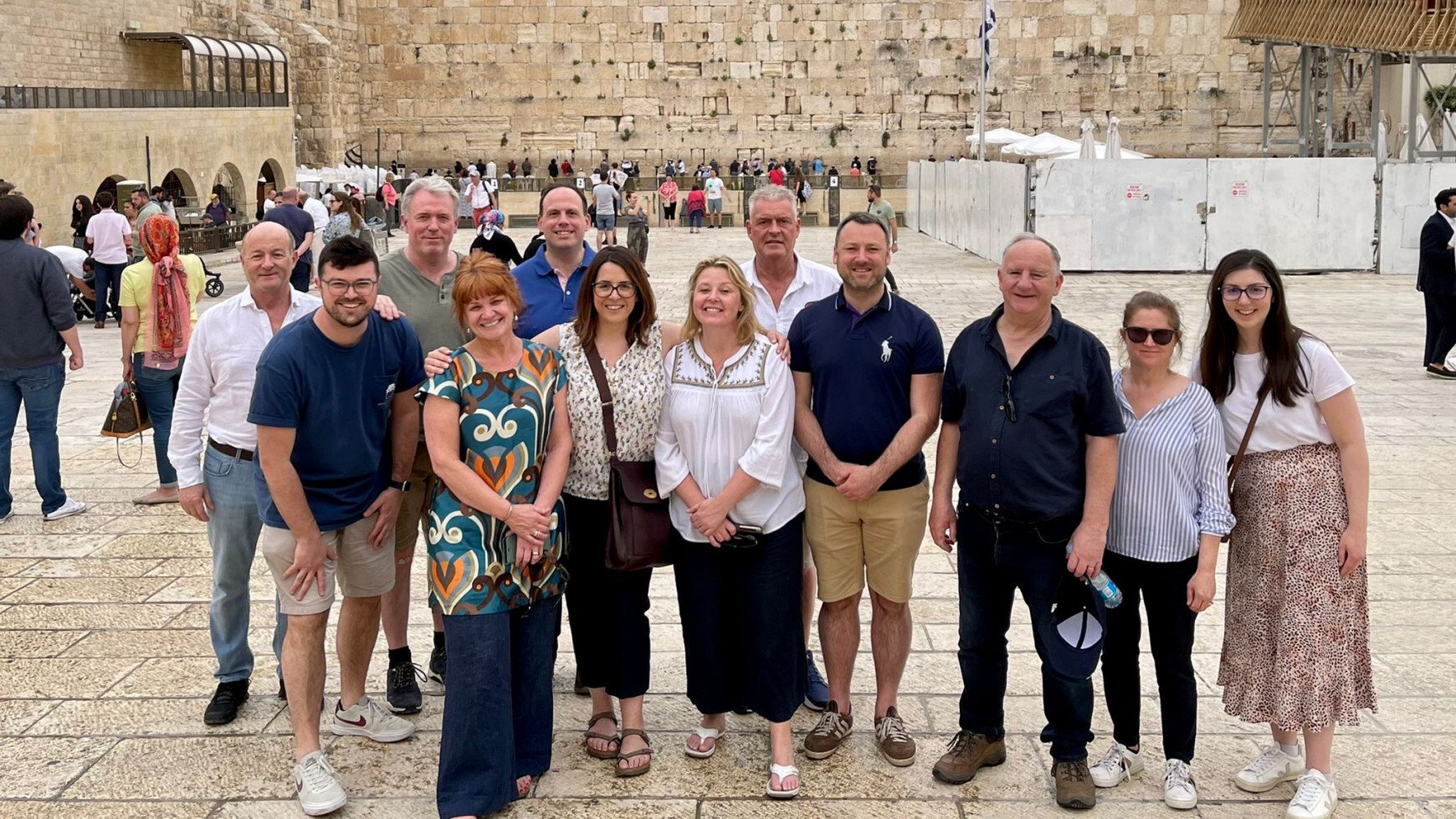 Conservative Party MPs during a delegation to Israel and the occupied West Bank in April 2022 (Conservative Friends of Israel)