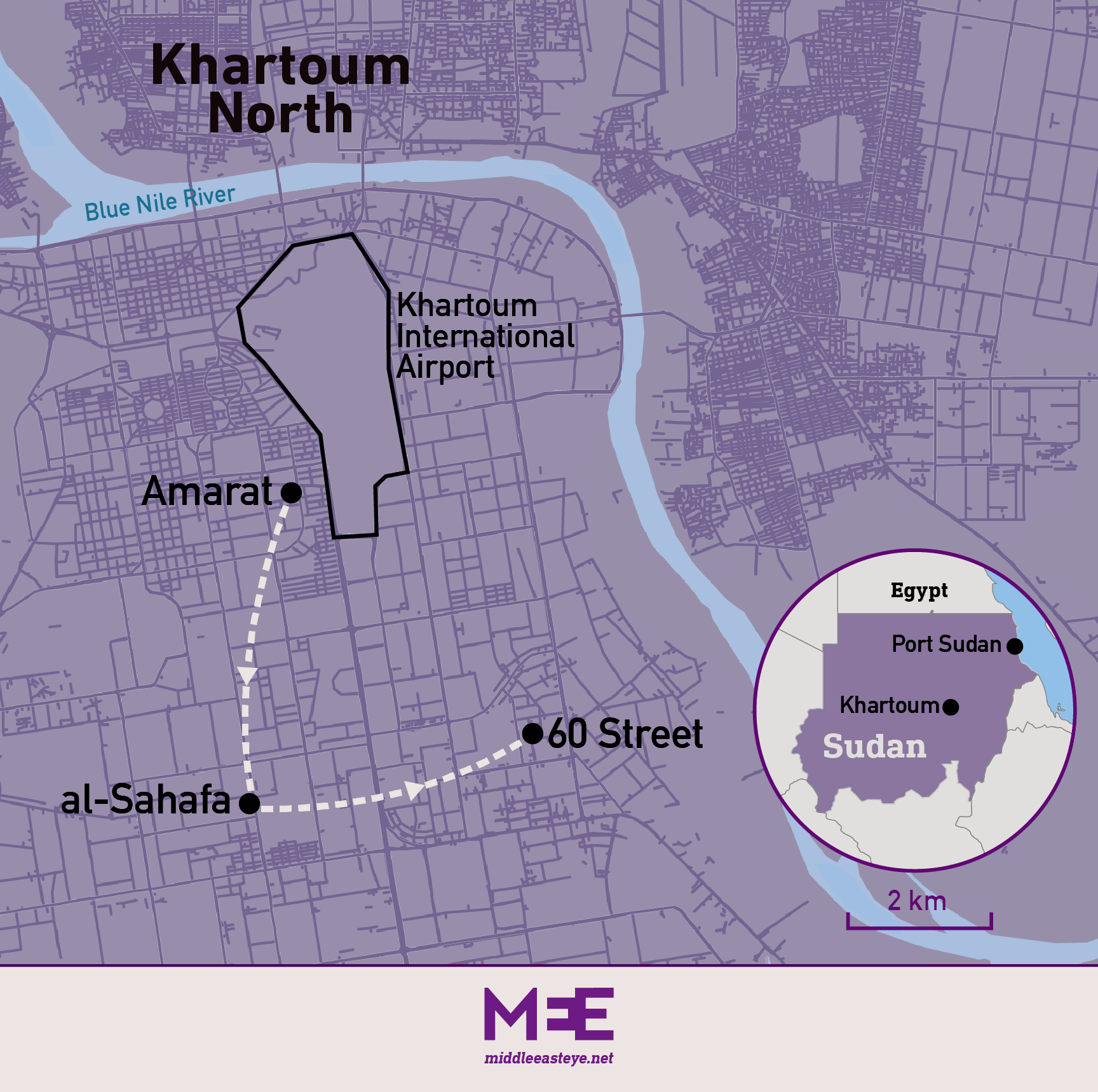 khartoum map
