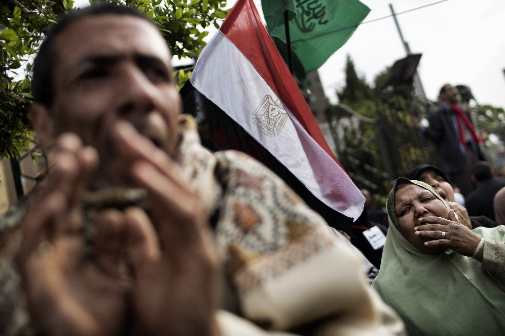 Supporters of Egypt’s Muslim Brotherhood demonstrate in Cairo in 2012 (AFP) 