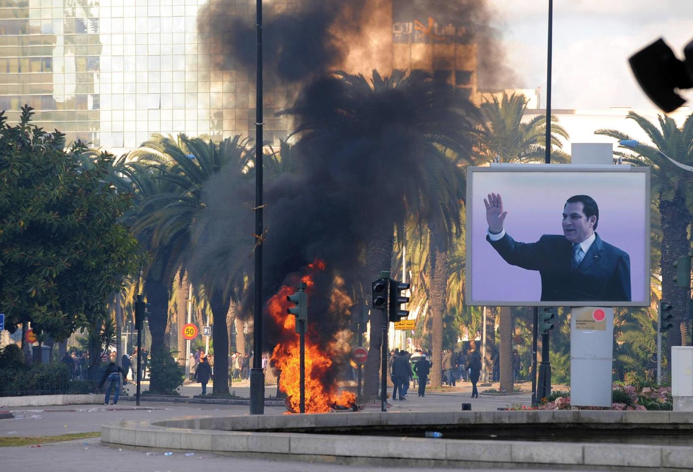 tunis protests 2011