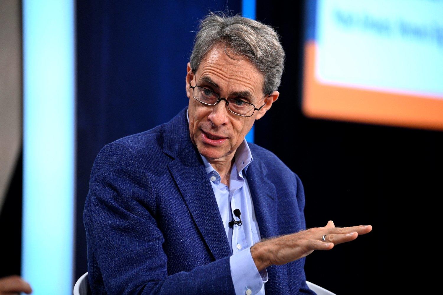Kenneth Roth, former Executive Director of Human Rights Watch, speaks on stage during the 2022 Concordia Annual Summit in New York on 20 September 2022 (AFP)